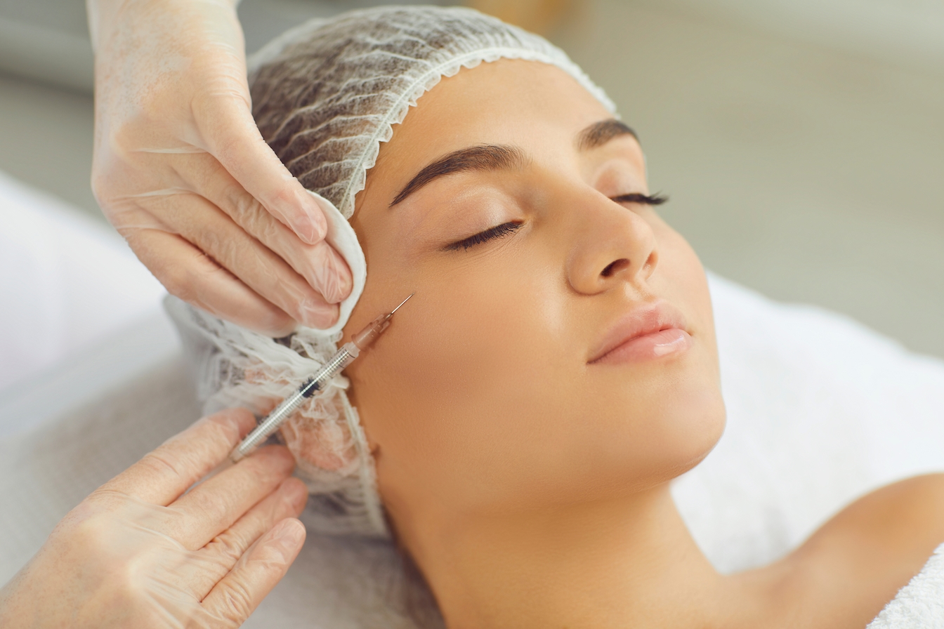 Woman receiving Skin Boosters treatment